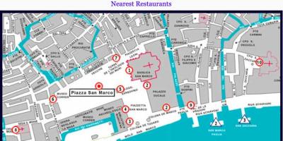 Mapa de Veneza piazza