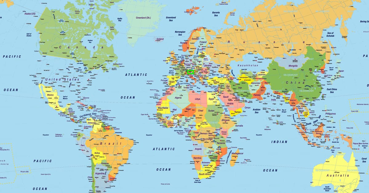 Veneza, itália mapa